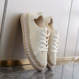 Women'S Casual Canvas Loafers - Classic Round Toe, All-Season Versatile Shoes with Rubber Sole, Fabric Inner & Durable Inner Lining, Easy Care Hand Washable, Fashionable Solid Color Design for Casual Attire, Allseason Shoes | Classic Loafer Design | Breathable Canvas Uppe