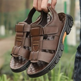 Men's Open Toe Sandals, Anti-Slip Comfortable Beach Shoes for Summer