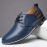 Men's Casual Business Shoes - Stylish Black Microfiber, Rubber Sole, Lace-Up Design with Round Toe, Suitable for Daily and Leisure Wear, Comfortable All-Season