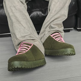 [Trendy Hip Hop Sneakers] Stylish Low-Top Men's Hip Hop Sneakers | American Style Lace-Up Shoes with EVA Sole, Fabric Lining, and Comfortable Round Toe for Casual Streetwear