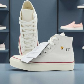 1pc with Itt Corporation Print High Top Casual Sports Shoes Roomy Toe Modern Look Top Quality Budget Friendly Retro All Day Comfort Breathable And Non Slip Premium Feel Thick Soled Shoes Movie Nights Women, Summer Wear Shoes, Museum Dresses, Streetwear Loungewear Model Influencer Designer Shoe Apparel Genuine Review Sample Brief Special Ed Chunkys Genuine Angial Applicants Extra Original Pole Diameter, Weekend Fashion