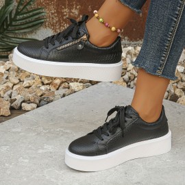 [Argyle Fashion Sneakers] Low Top Argyle Sneakers - Women's Casual Running Shoes - Lace-Up, Side Zipper, Rubber Sole