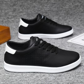 [Vintage Sneakers] Comfortable Men's Vintage Casual Sneakers | Low-Top Lace-Up Shoes with Side Pockets, Breathable Fabric Lining, Durable PVC Sole, and Stylish Brown Accents for All-Day Wear